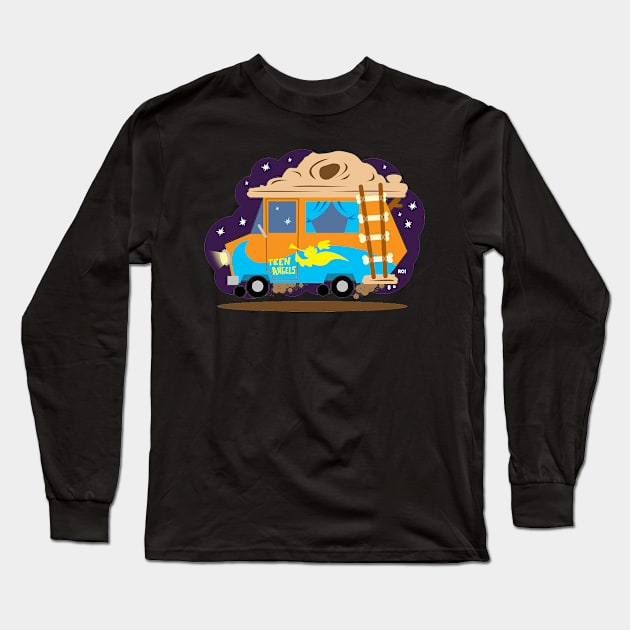 van captain caveman Long Sleeve T-Shirt by hanina